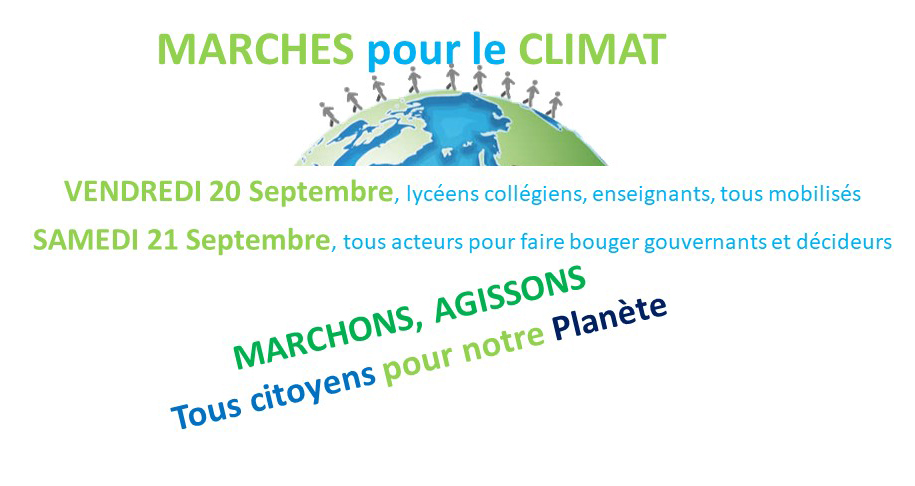 Marches pour le Climat 20-21 septembre