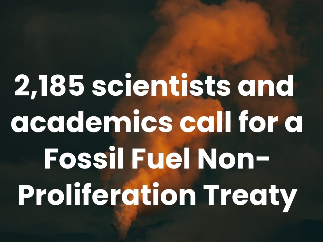 Traité contre la profilération des combustibles fossiles