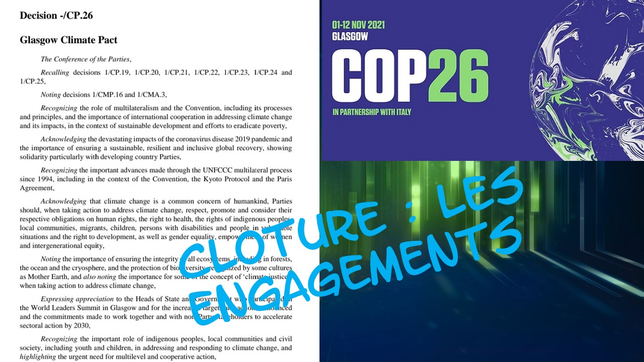 Les petits pas de la COP26