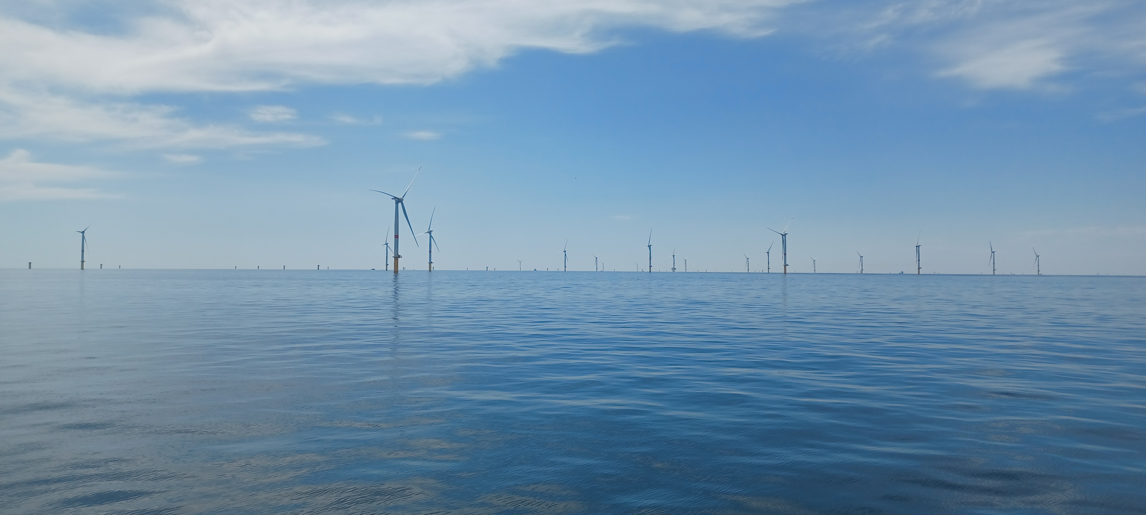 Premières éoliennes Offshore en France