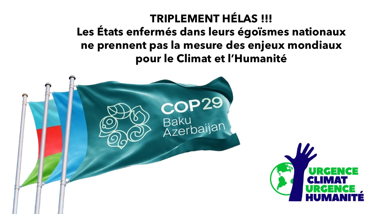 Triplement hélas à la COP29